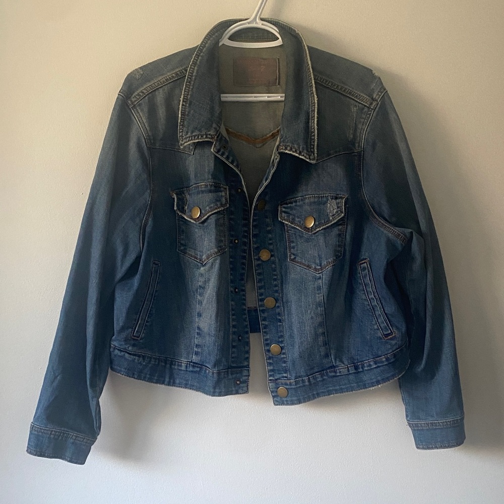 Seven7 Classic Blue Jean Jacket